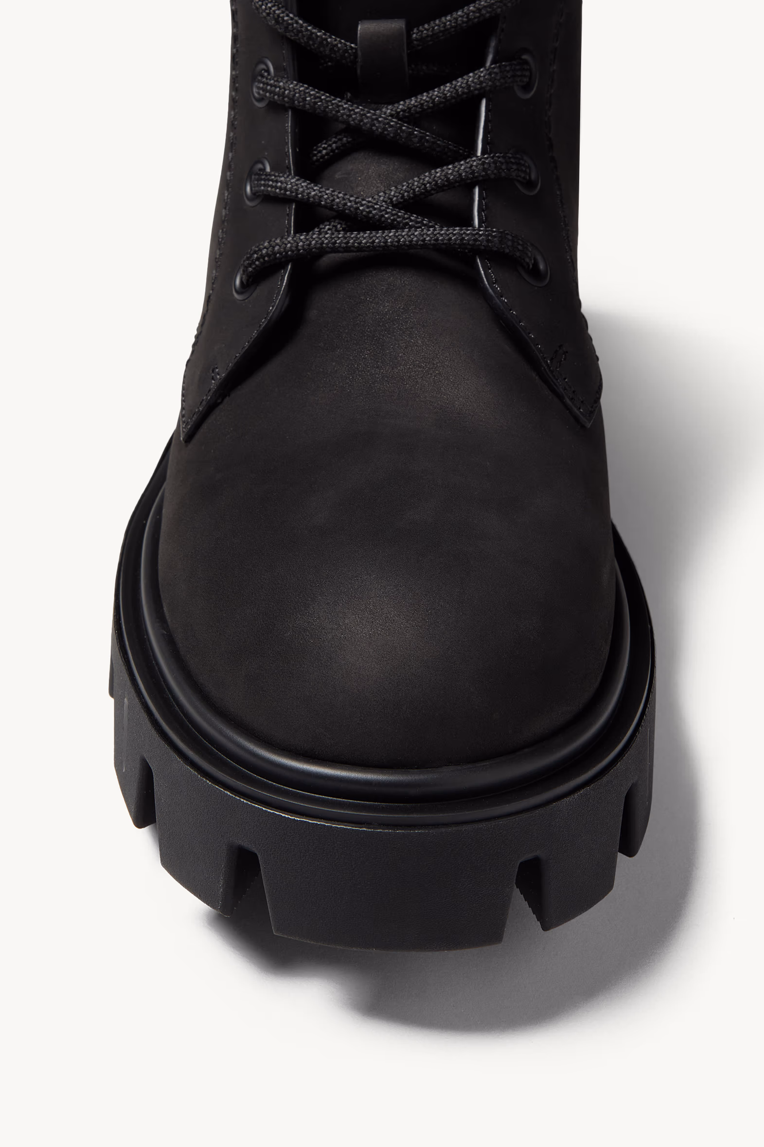 Peak City Nubuck & Suede Lace-Up Boots Men Black Moncler 3
